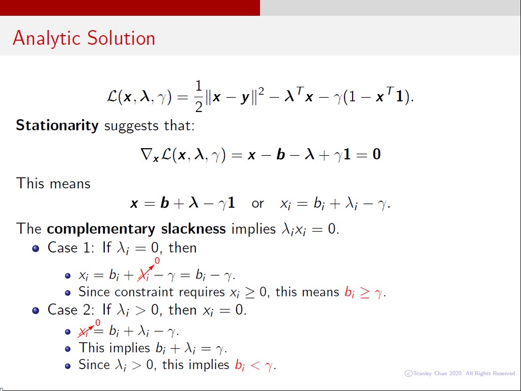 Analytic Solution