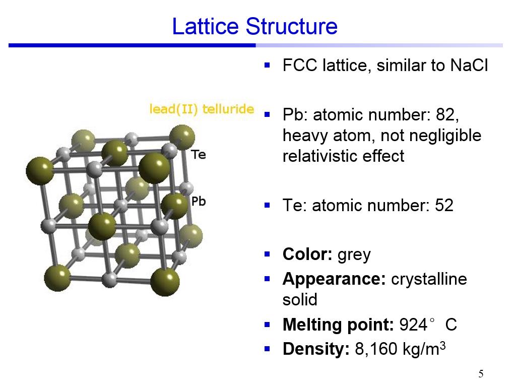 Lattice Structure