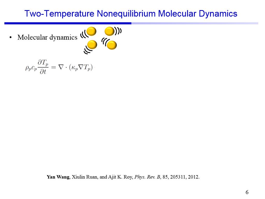 Two-Temperature Nonequilibrium Molecular Dynamics