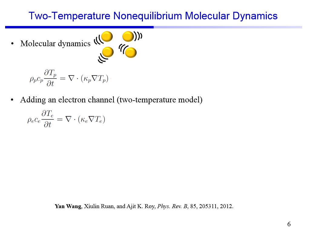 Two-Temperature Nonequilibrium Molecular Dynamics