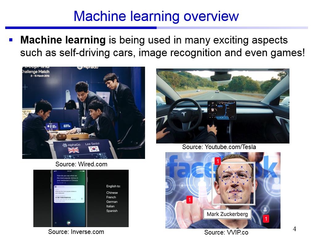 Machine learning overview