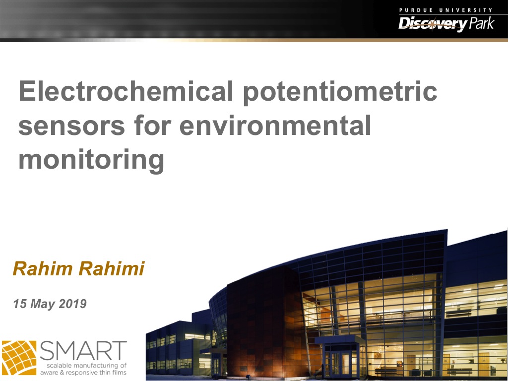 Electrochemical potentiometric sensors for environmental monitoring