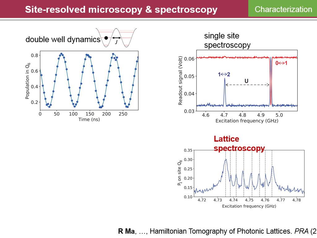 Site-resolved microscopy & spectroscopy