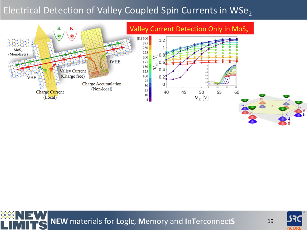 Electrical Detection of Valley Coupled Spin Currents in WSe2