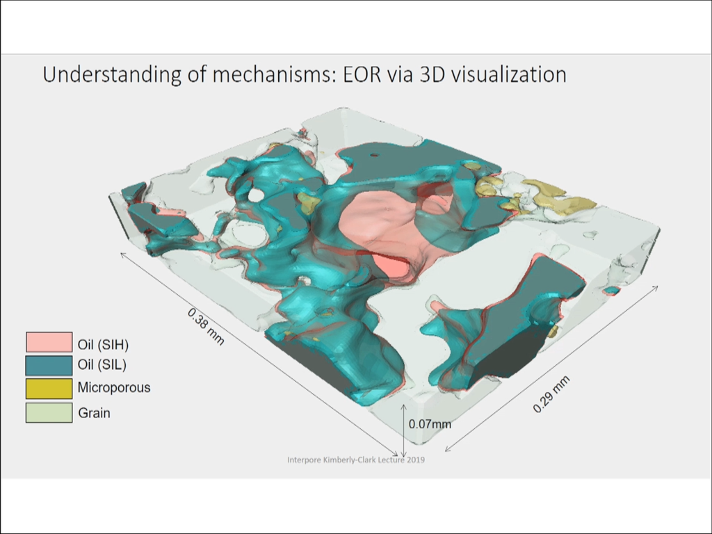 Understanding of Mechanism: EOR via 3D Visualization