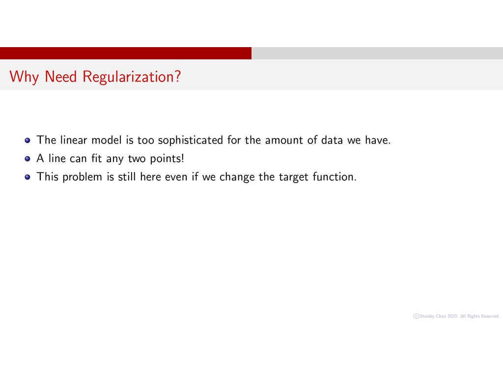 Why Need Regularization?
