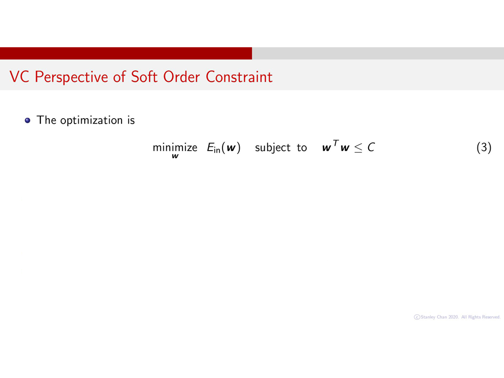 VC Perspective of Soft Order Constraint