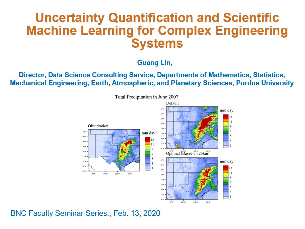 Uncertainty Quantification and Scientific Machine Learning for Complex Engineering Systems