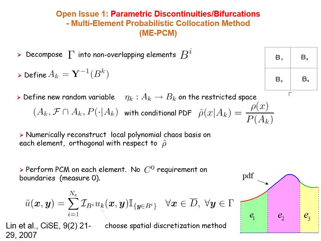 Open Issue 1: Parametric Discontinuities/Bifurcations