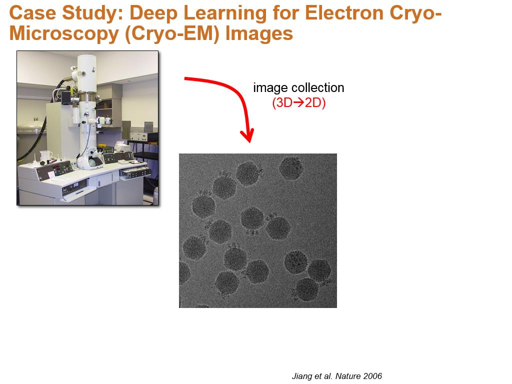 Case Study: Deep Learning for Electron Cryo-Microscopy (Cryo-EM) Images