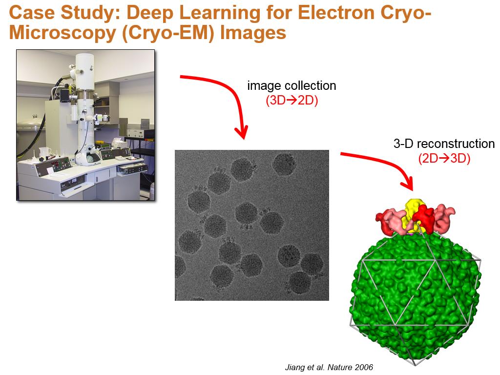 Case Study: Deep Learning for Electron Cryo-Microscopy (Cryo-EM) Images