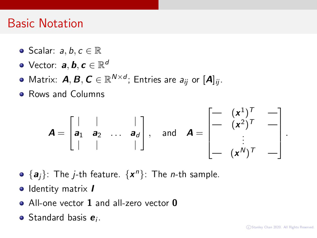 Basic Notation