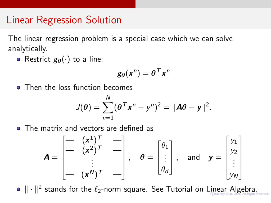 Linear Regression Solution