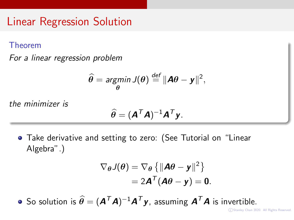 Linear Regression Solution
