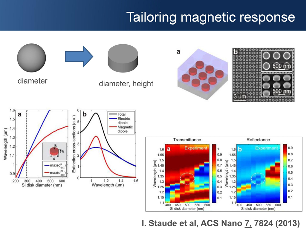 Tailoring magnetic response