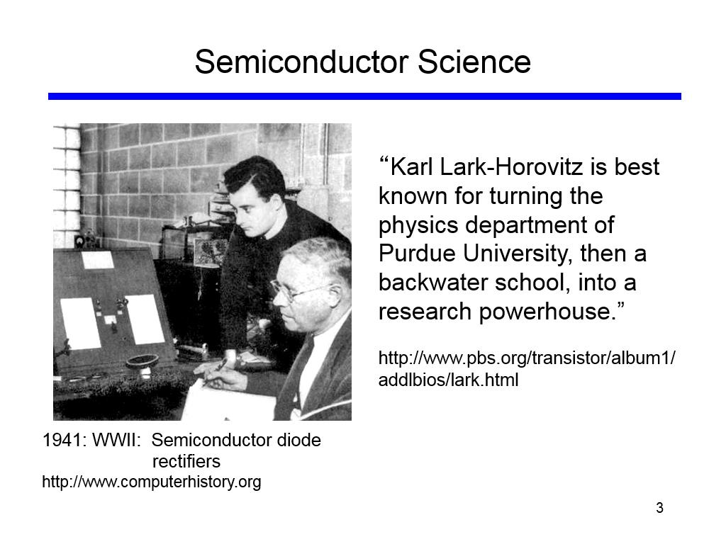 Semiconductor Science