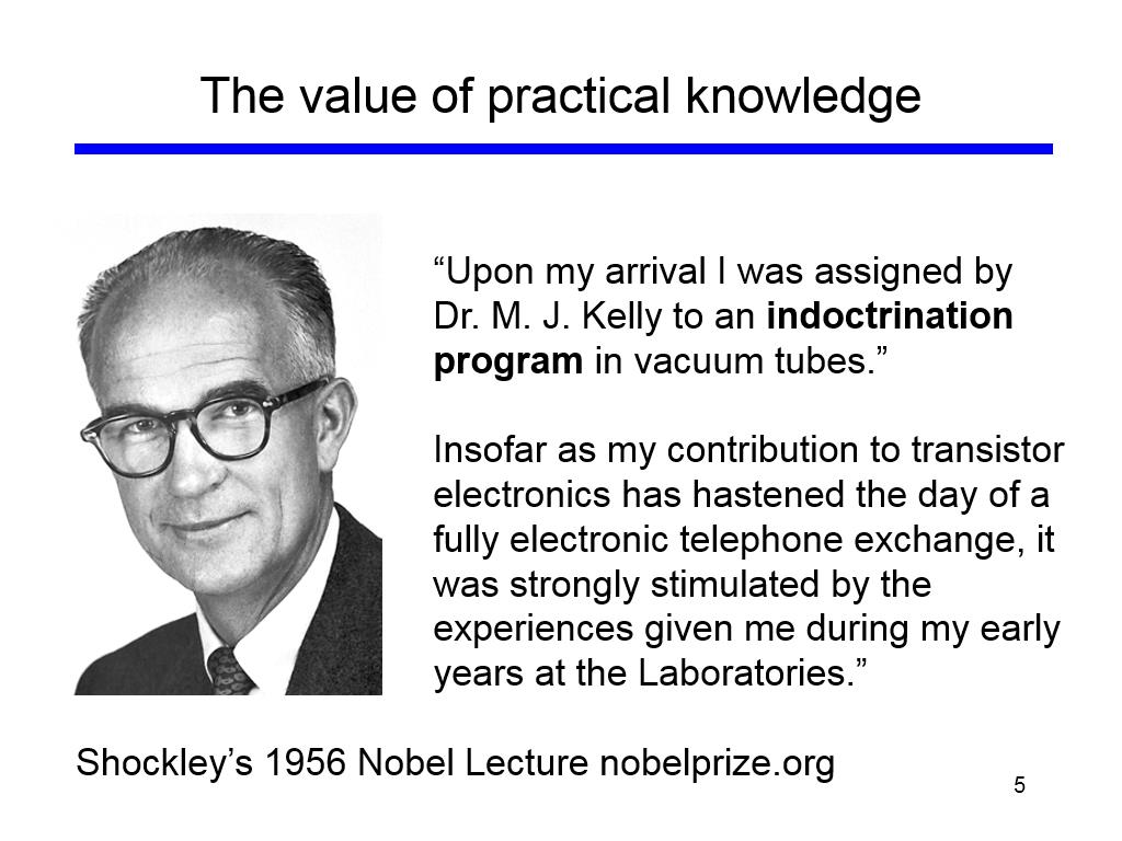 The value of practical knowledge