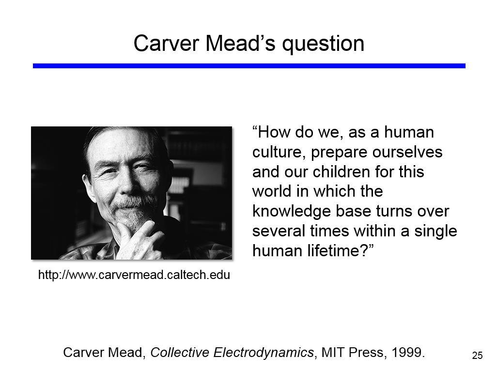 Carver Mead's question