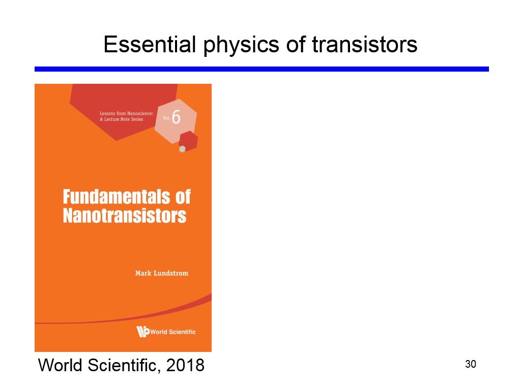 Essential physics of transistors
