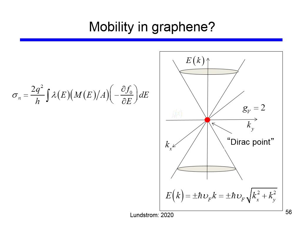 Mobility in graphene?