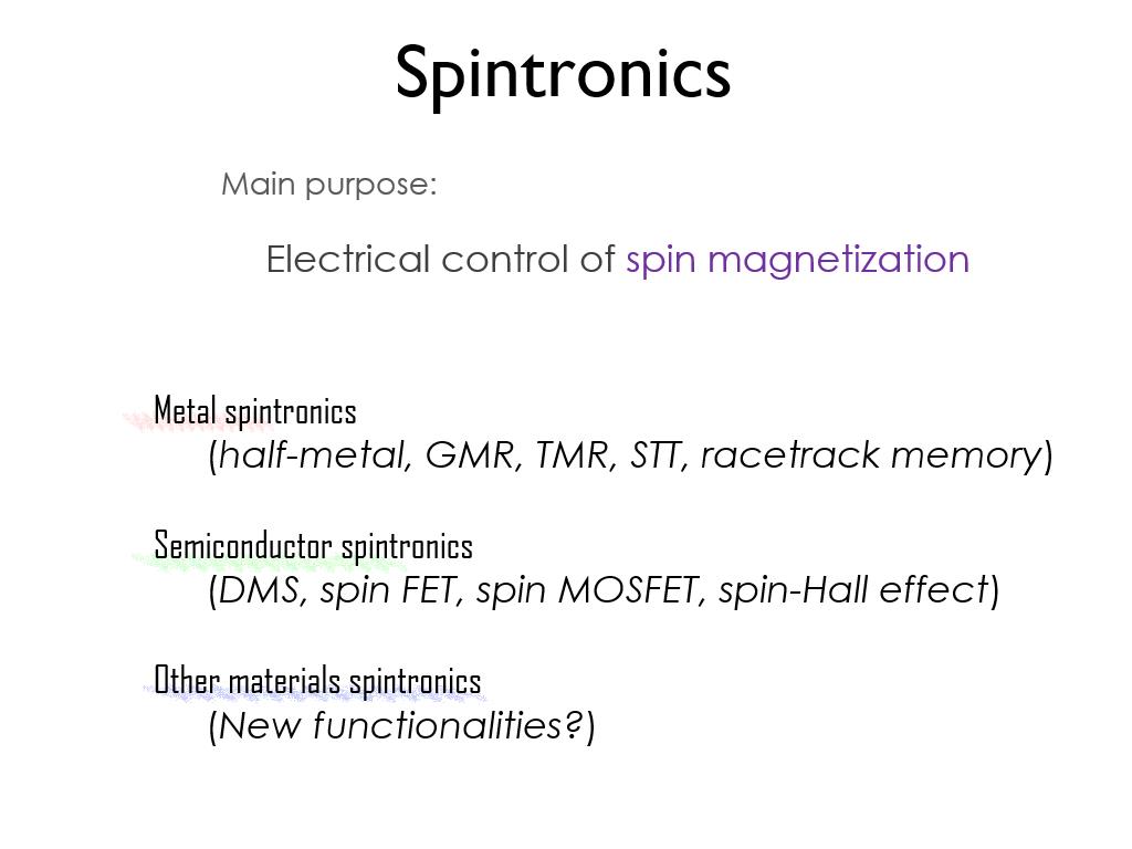 Spintronics