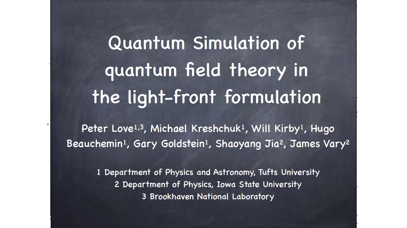 Quantum Simulation of quantum field theory in the light-front formulation