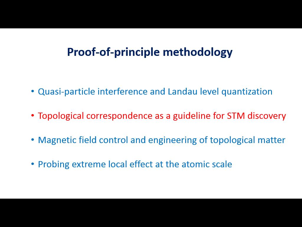 Proof-of-principle methodology