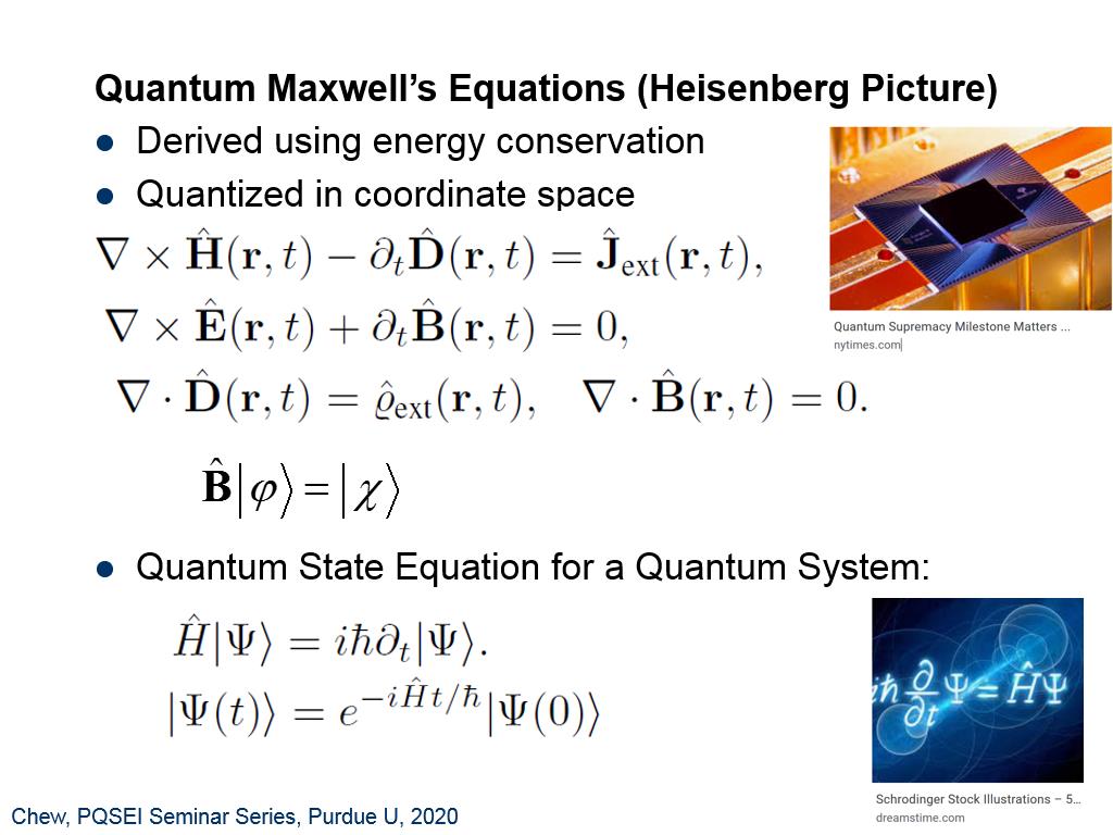 Quantum Maxwell's Equations (Heisenberg Picture)