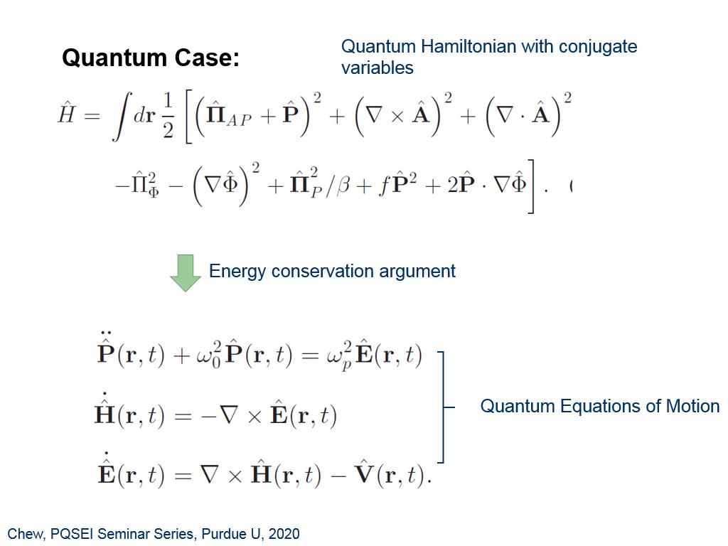 Quantum Case: