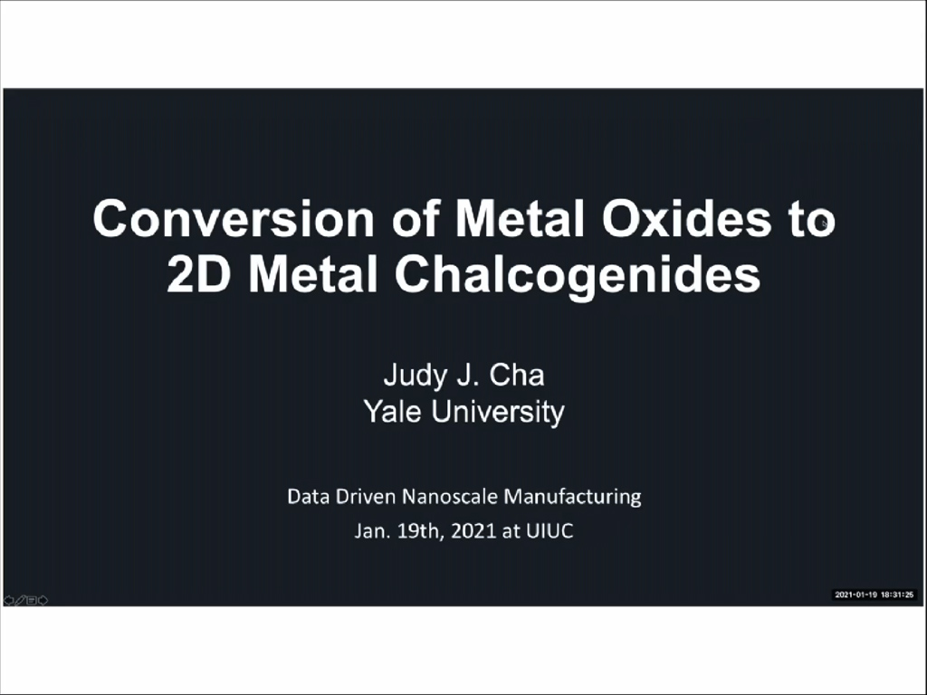 Conversion of Metal Oxides to 2D Metal Chalcogenides