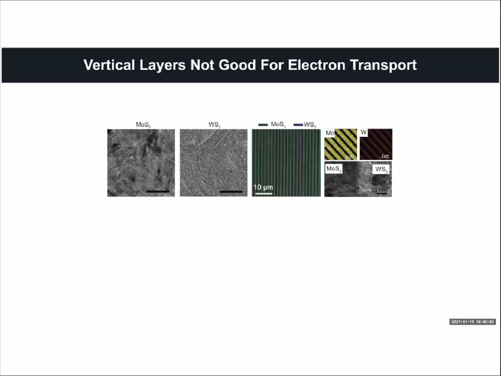 Vertical Layers Not Good for Electron Transport