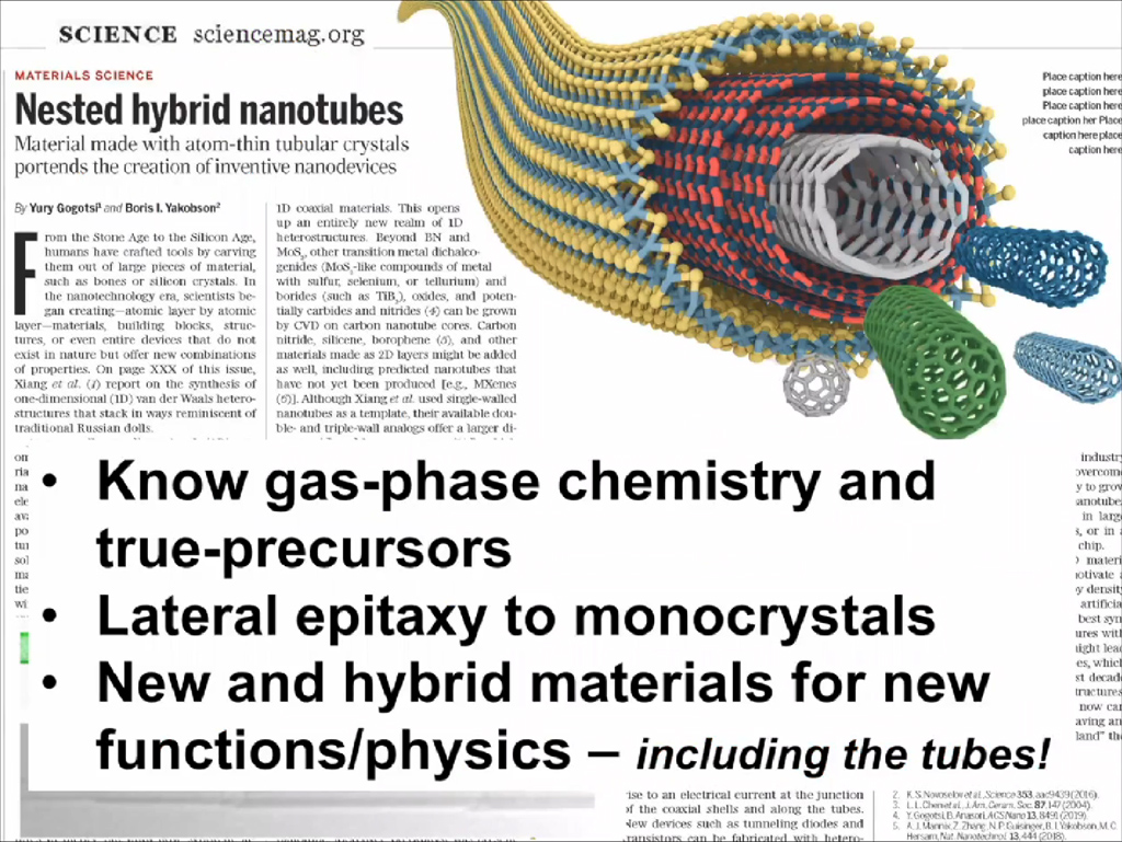 Nested hybrid nanotubes