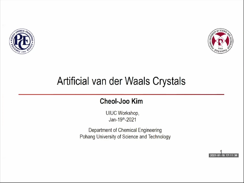 Artificial van der Waals Crystals