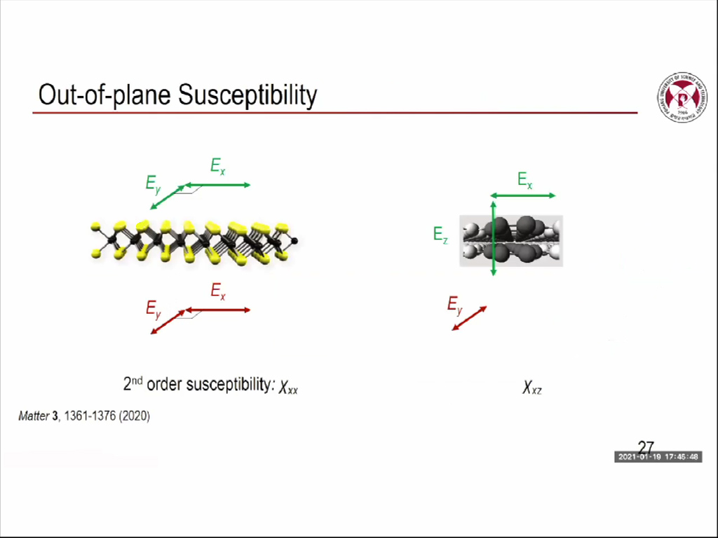 Out-of-plane Susceptibility