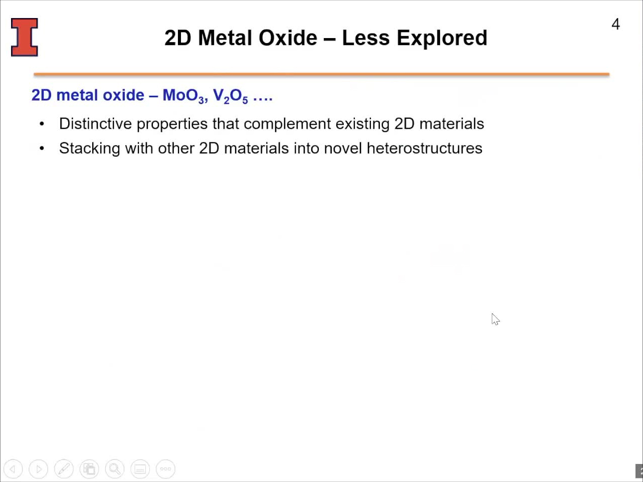 2D Metal Oxide – Less Explored