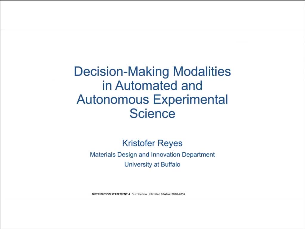 Decision-Making Modalities in Automated and Autonomous Experimental Science