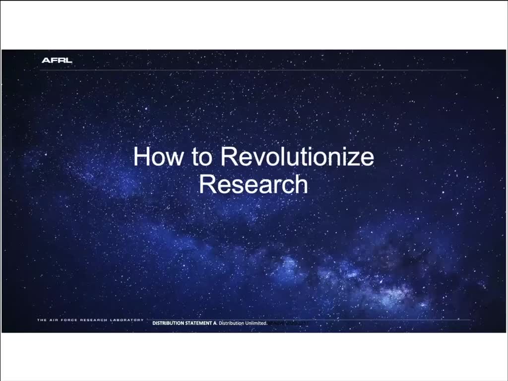 How to Revolutionize Research