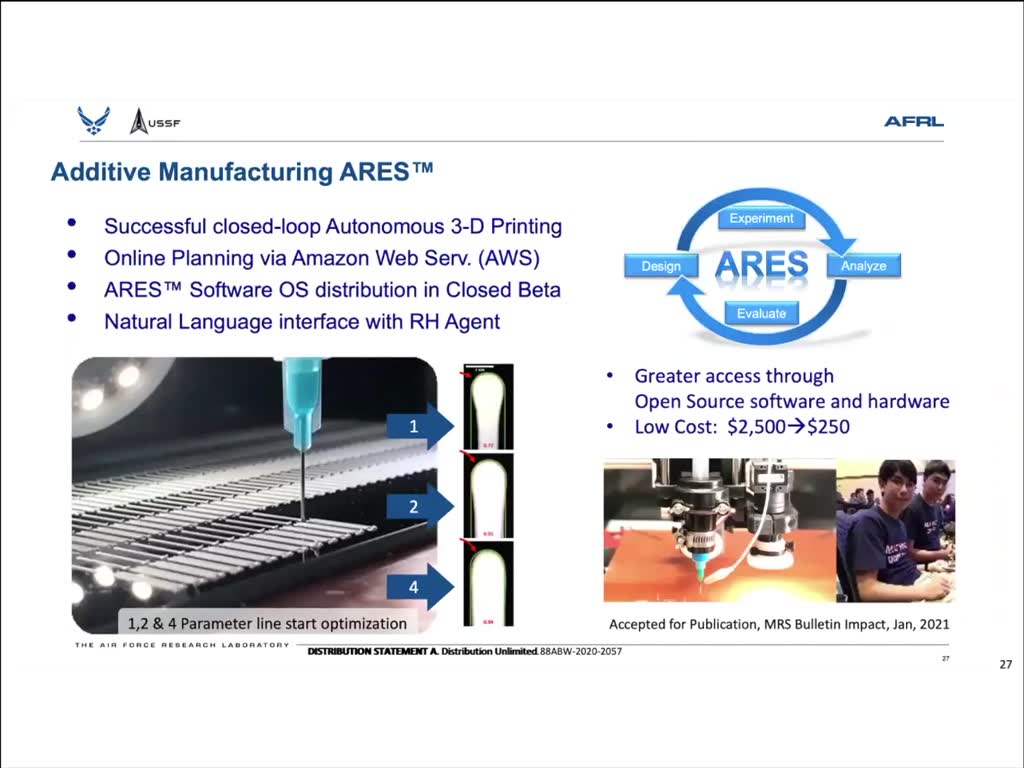 Additive Manufacturing ARES
