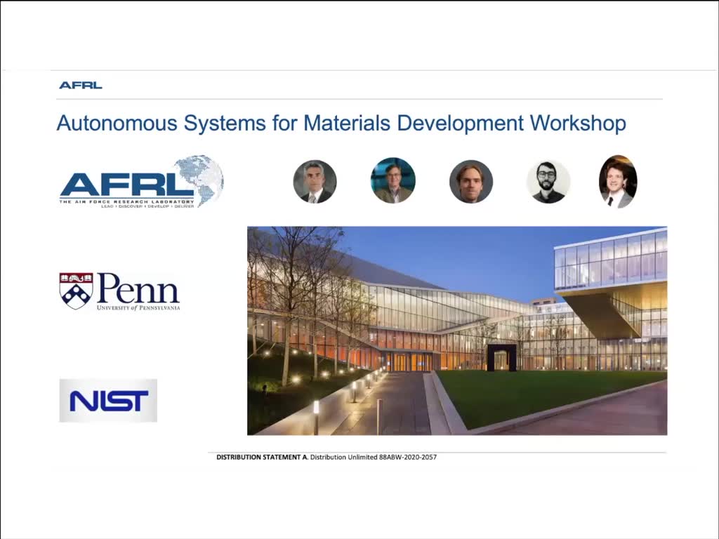 Autonomous Systems for Materials Development Workshop
