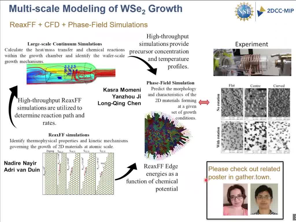 Multi-scale Modeling of WSe2 Growth
