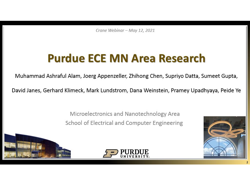 Purdue ECE MN Area Research