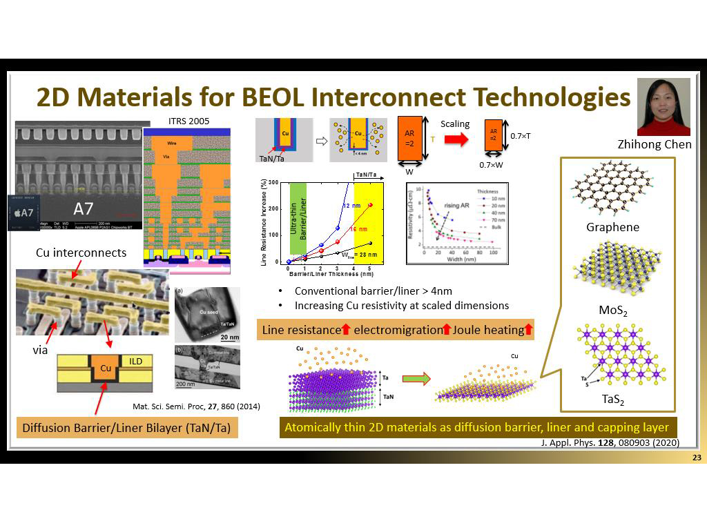 2D Materials for BEOL Interconnect Technologies