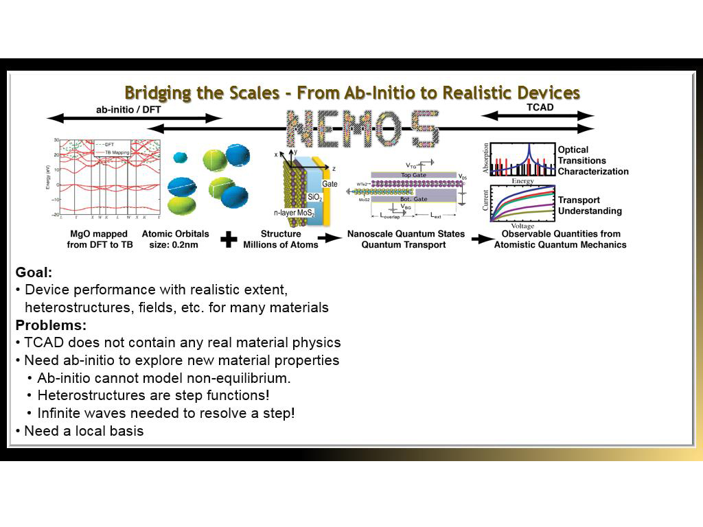 Bridging the Scales - From Ab-Initio to Realistic Devices