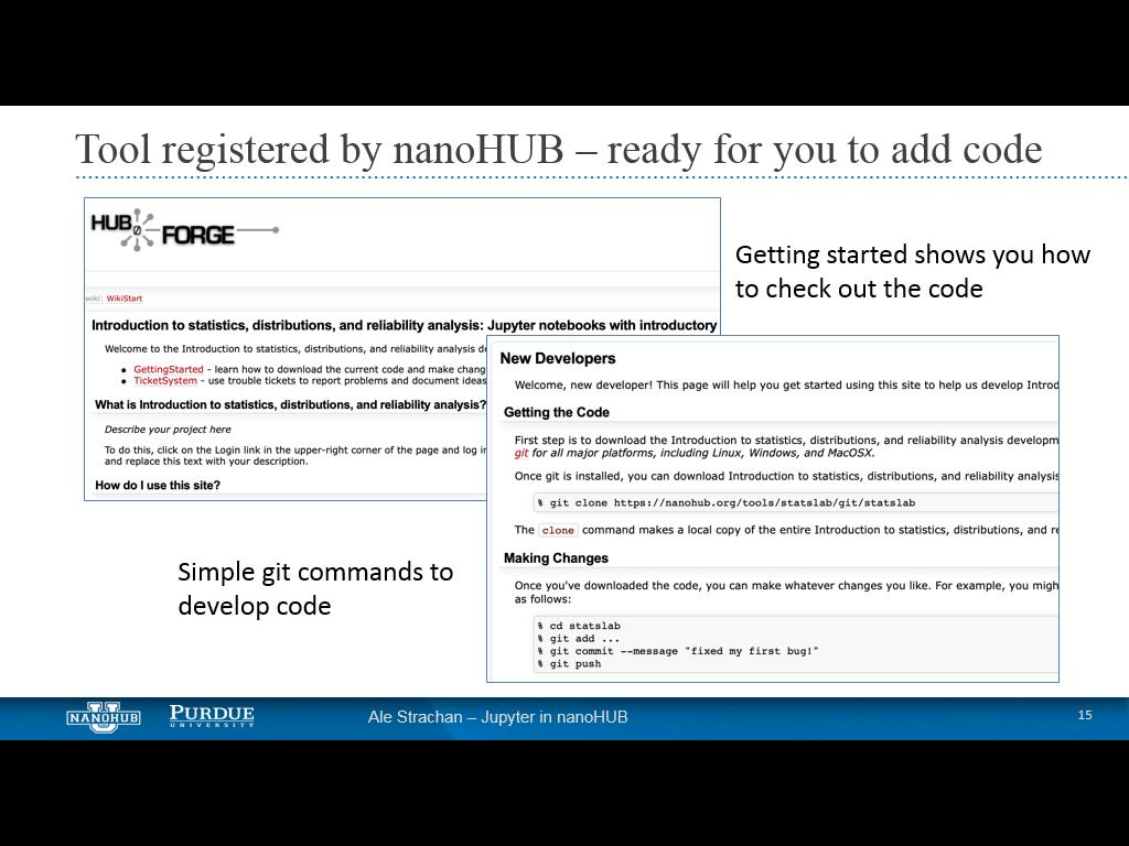 Tool registered by nanoHUB – ready for you to add code