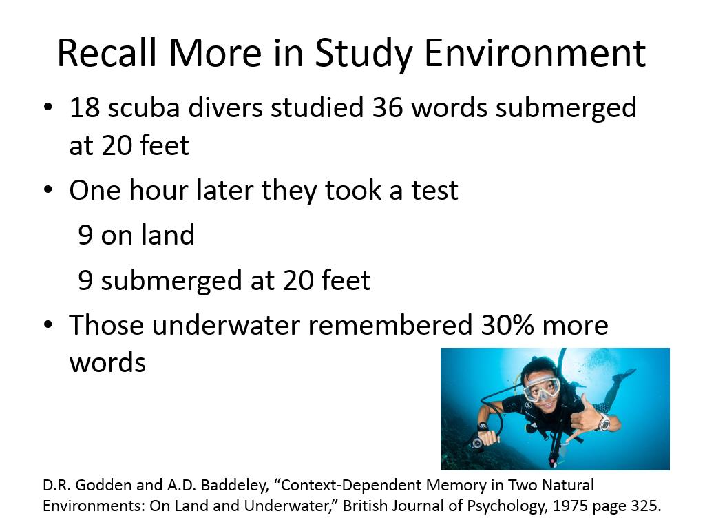 Recall More in Study Environment