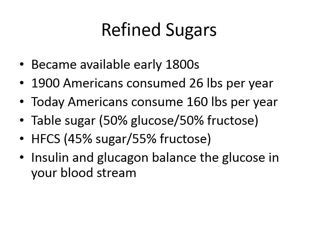 Refined Sugars