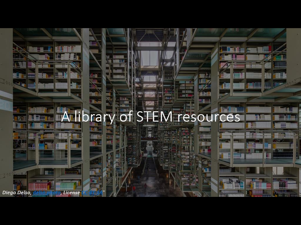 A library of STEM resources