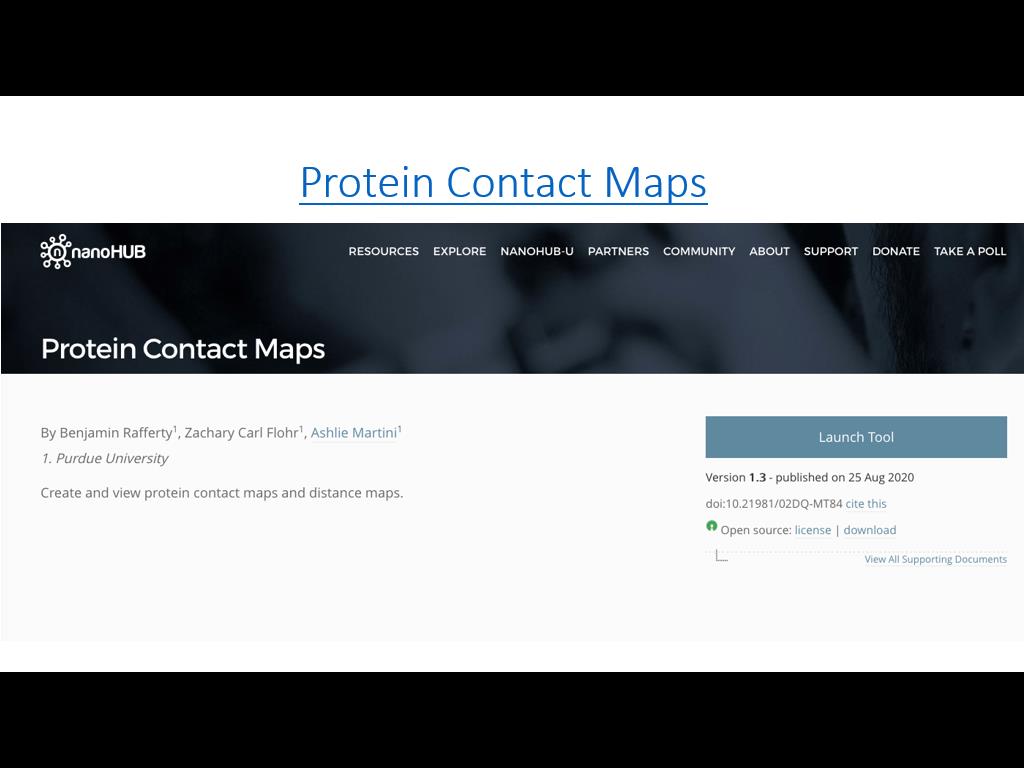 Protein Contact Maps