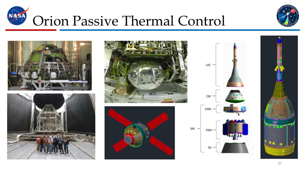 Orion Passive Thermal Control