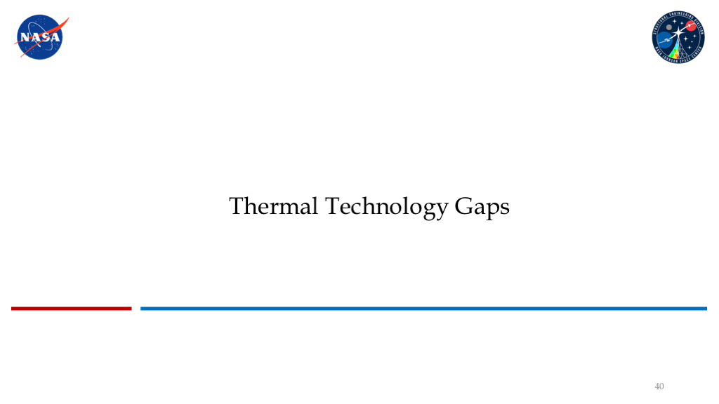 Thermal Technology Gaps
